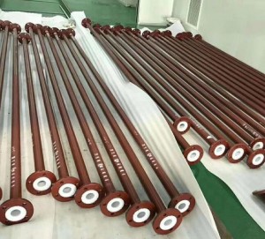 PFA spray coating pipe