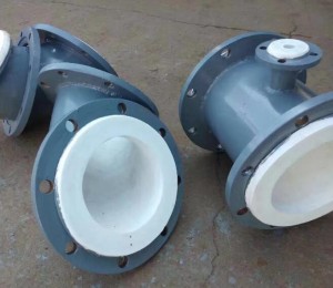 PTFE lined elbow ends loose flange