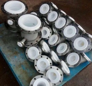 PTFE lined elbow ends loose flange