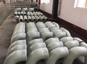 Professionele epoxyhars kronkelende GRE-buis en fitting