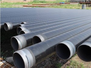 Tubería de acero al carbono sin costura recubierta con 3PE ASTM A106