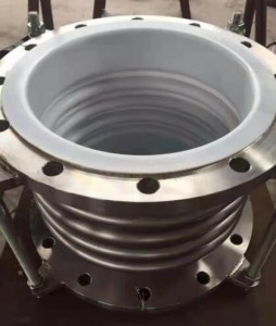 PTFE PFA lined compensator All Size PTFE Lining Ss Expansion Joint for Chemical Pipe PTFE Lined Pipe