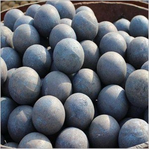 Bola de aceiro de moenda de laminación en quente/forxada utilizada no molino de bolas