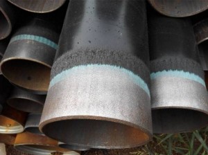 Pengeluar 14 inci Ew Api Gred 5 l X -42 3layer Pe bersalut Steel Pipe Line