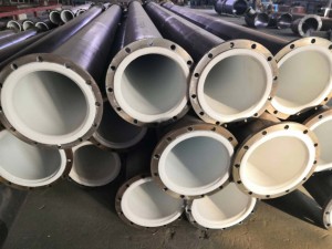 Corrosion Resistance Customized PTFE Lined Equal Tee Spool Pipes Carbon Steel Pipe Fittings