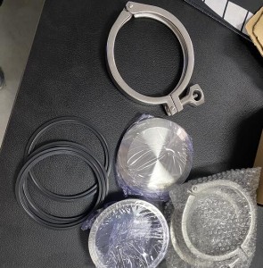 stainlesss steel 304 fast fasten clamp, blind and stubend sets