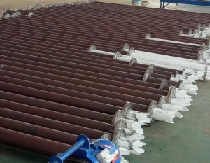 2017 Tubo revestido de PTFE 5200 metros para planta de ácido alxerino