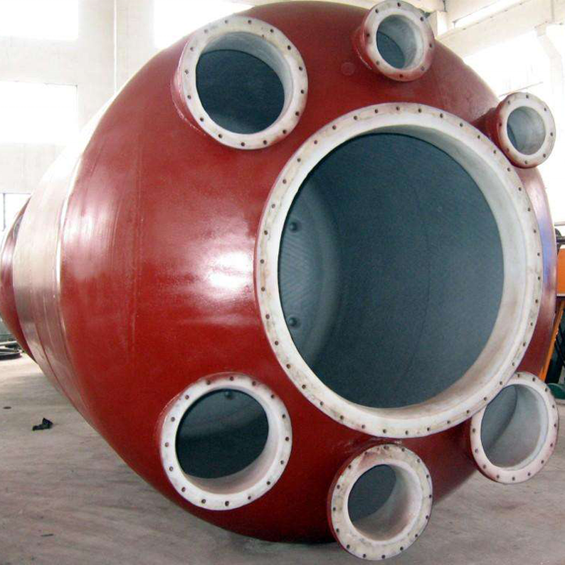 customized PTFE lined reaction vessel as per drawing supplied