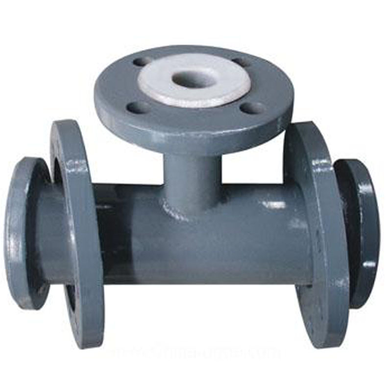 High Quality Customized PTFE Lined Pipes Elbow and Tee , reducer