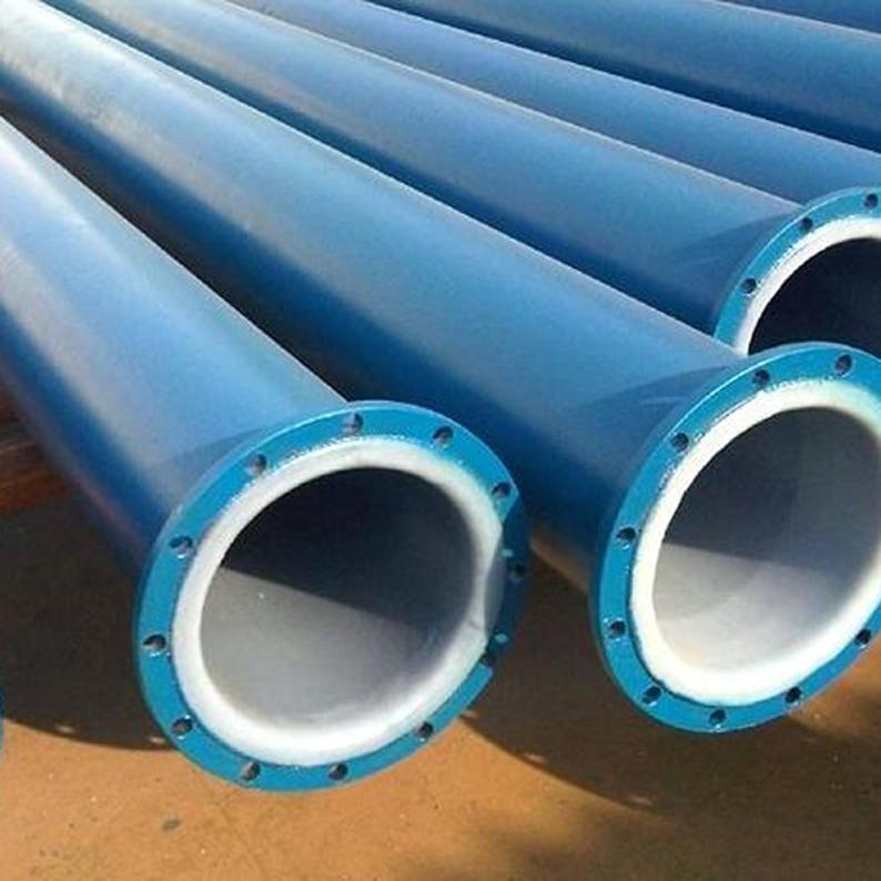 steel pipe with PTFE liner for acid medium