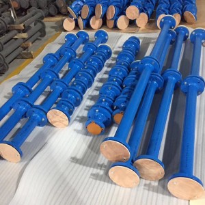 PTFE Lined Pipe with fixed or rotation flange