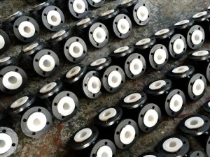 PTFE lined spool customized as per drawing supplied