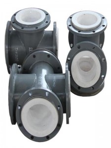 PTFE Lined Tee Ss400 SUS304 SUS316