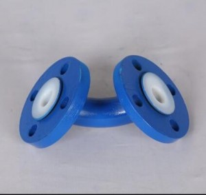 Customized Industrial Corrosion Carbon Steel 304 PTFE Lined Tee