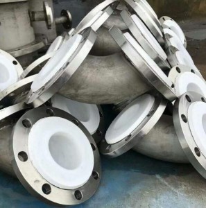 Chemical PTFE Lined Elbow 90 Degree