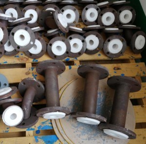 Carbon Steel PTFE Line Pipe Tube Steel-Lined Tetrafluoro Pipe