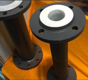 Carbon Steel PTFE Line Pipe Tube Steel-Lined Tetrafluoro Pipe