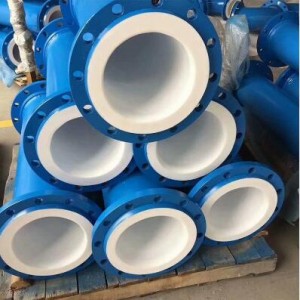 Carbon Steel Lined PTFE Tube Molded Pipe for Chemical Anticorrosion