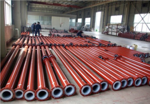 PTFE lined steel pipe anticorosive pipe