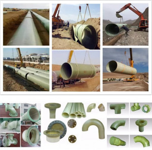 High strengh frp pipe grp pipe fiberglass pipe