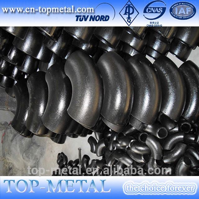 butt welded carbon steel pipe fittings dimension