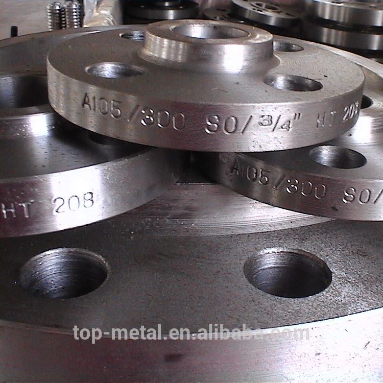 china manufacture forged b16.5 carbon steel slip on flange 2500 class