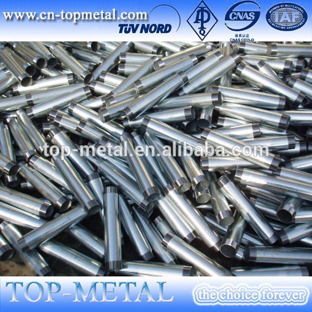 forged galvanized double full thread nipple
