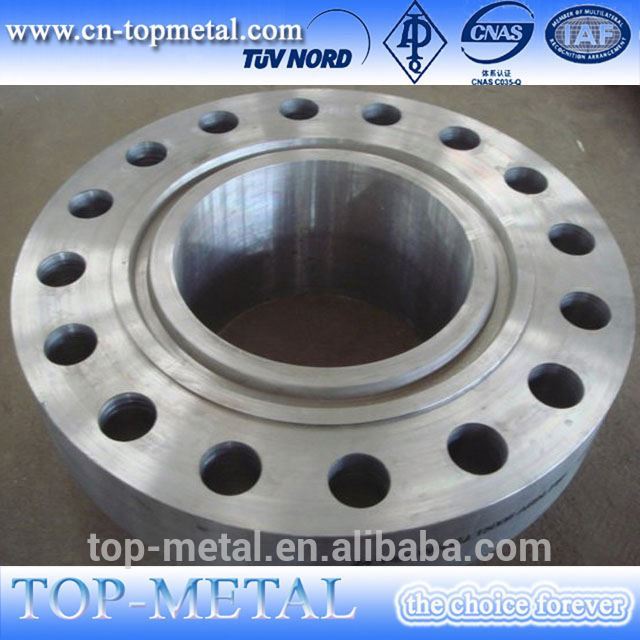 8 Year Exporter Lsaw Welded Carbon Steel Line Pipes - forged steel weld neck rtj ansi b 16.5 class600 flange – TOP-METAL