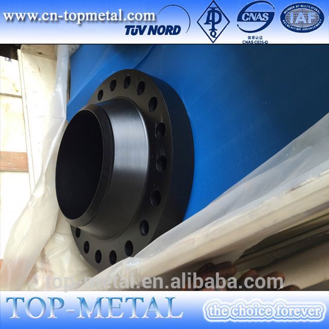 Factory Price For 24 Inch Steel Pipe - heavy barrel galvanized steel weld neck flange – TOP-METAL