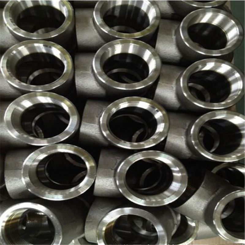 high pressure threaded carbon steel forged pipe fitting