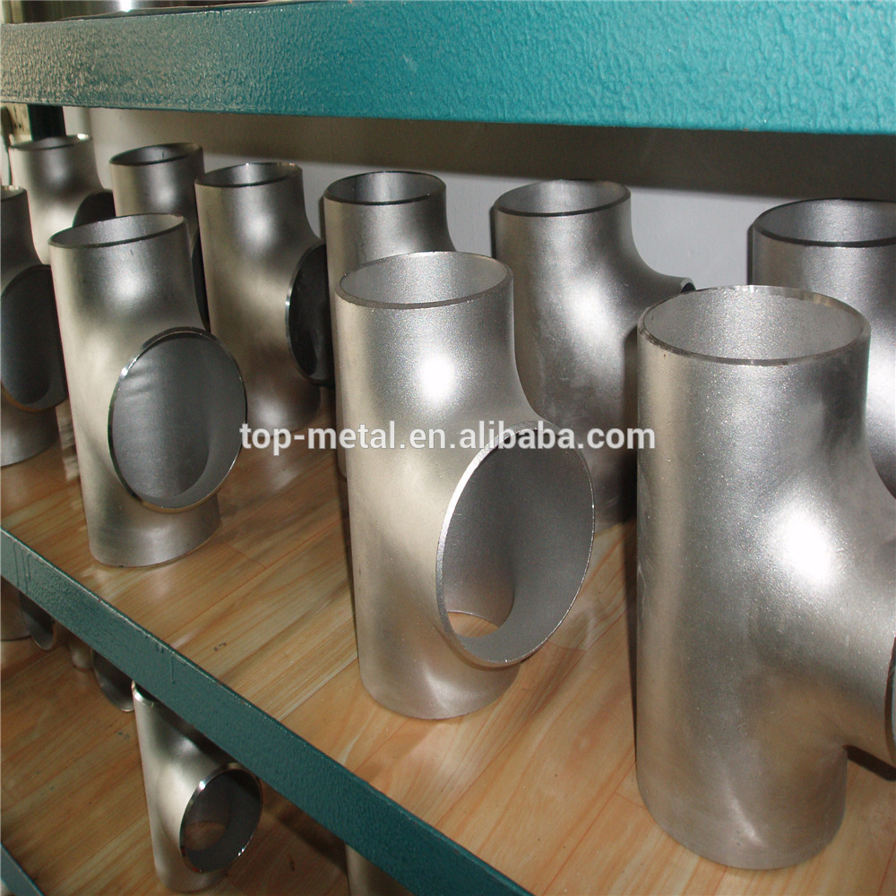 ISO certificated 316ss stainless steel tee