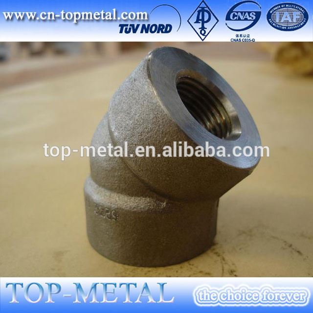 socket welded/thread forged high pressure pipe fittings