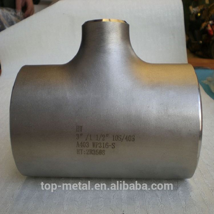 steel butt welded threaded reducer pipe fitting